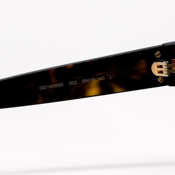 NEW GUCCI GG1409SK 002 ROUND BROWN GREY WOMEN SUNGLASSES GUCCI - Picture 9 of 11